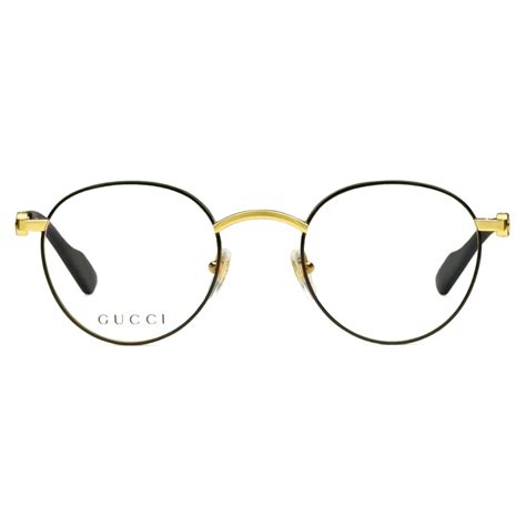 gucci round optical glasses